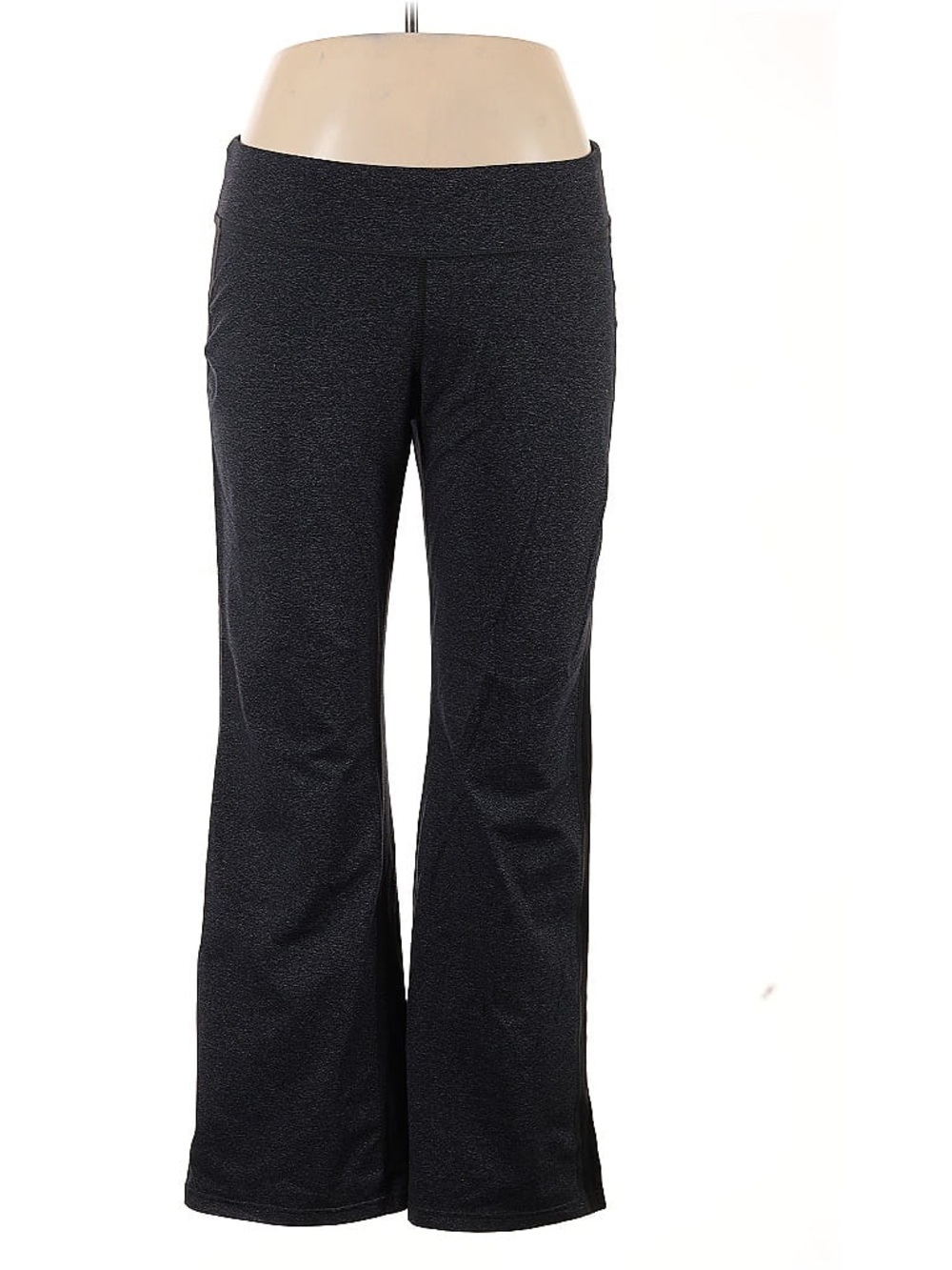 Lucy Charcoal Black Boot-Cut Active Pants